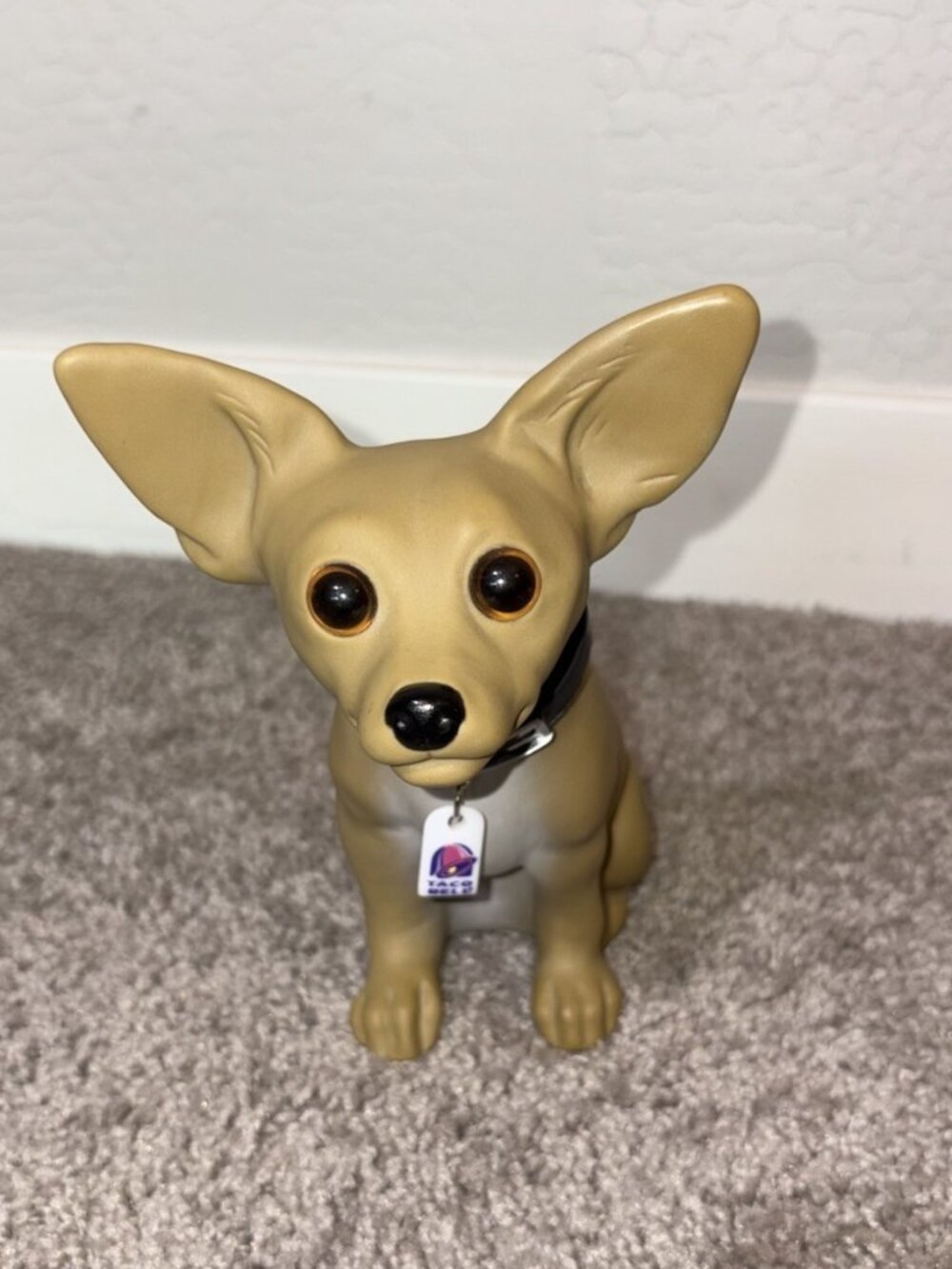 Vintage 1998 ¡Yo quiero Taco Bell! 7" Chihuahua Dog Bobble Head Nodder